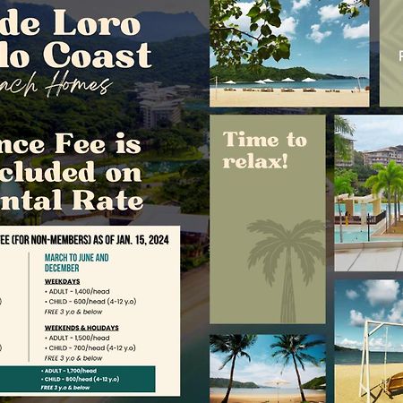 Pico De Loro Hamilo Coast By Beach Homes Nasugbu Eksteriør billede